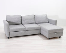 Lataa kuva Galleria-katseluun, 3-istuttava vuodesohva harmaa