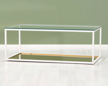 Lataa kuva Galleria-katseluun, Sohvapöytä lasilevyllä