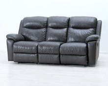 Lataa kuva Galleria-katseluun, 3-istuttava mekanismisohva musta