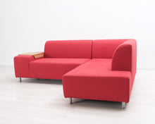 Lataa kuva Galleria-katseluun, Adea Camp 3-istuttava kulmasohva punainen