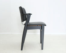 Lataa kuva Galleria-katseluun, Artek Domus tuoli musta nahka