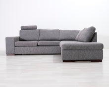 Lataa kuva Galleria-katseluun, 4-istuttava avokulmasohva harmaa
