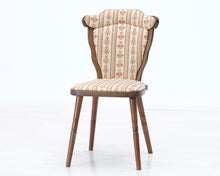 Lataa kuva Galleria-katseluun, Antiikkinen tuoli kangasistuimella