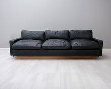 Lataa kuva Galleria-katseluun, Artek 590 3-istuttava nahkasohva musta