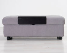 Load image into Gallery viewer, Ekornes Stressless jalkarahi säilytystilalla harmaa