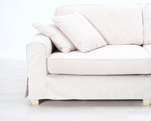 Load image into Gallery viewer, Asko 3-istuttava kangassohva beige