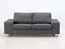 Load image into Gallery viewer, Asko 2,5-istuttava kangassohva harmaa