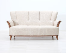 Load image into Gallery viewer, 3-istuttava kangassohva beige