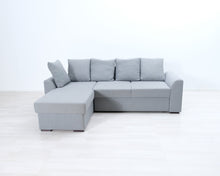 Lataa kuva Galleria-katseluun, 4-istuttava vuodesohva divaanilla harmaa