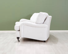 Lataa kuva Galleria-katseluun, 3-istuttava kangassohva vaaleanharmaa