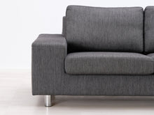 Load image into Gallery viewer, Asko 2,5-istuttava kangassohva harmaa