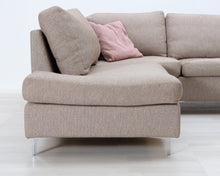 Lataa kuva Galleria-katseluun, 5-istuttava kulmasohva beige