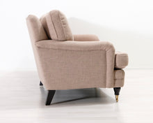 Load image into Gallery viewer, 3-istuttava kangassohva beige