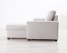 Lataa kuva Galleria-katseluun, 3-istuttava vuodesohva vaaleanharmaa