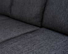 Load image into Gallery viewer, Asko 3-istuttava kangassohva tummanharmaa