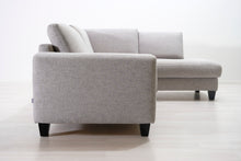 Lataa kuva Galleria-katseluun, 4-istuttava avokulmasohva harmaa
