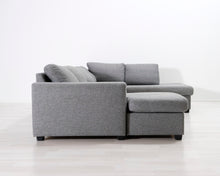 Lataa kuva Galleria-katseluun, 5-istuttava avokulmasohva harmaa