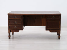 Lataa kuva Galleria-katseluun, Antiikkinen täyspuinen kirjoituspöytä