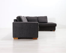 Lataa kuva Galleria-katseluun, 6-istuttava kulmasohva harmaa