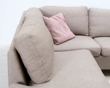 Lataa kuva Galleria-katseluun, 5-istuttava kulmasohva beige