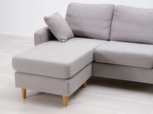 Lataa kuva Galleria-katseluun, 3-istuttava divaanisohva harmaa