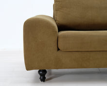 Load image into Gallery viewer, Asko 2,5-istuttava kangassohva vihreä