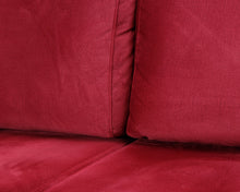 Lataa kuva Galleria-katseluun, 2-istuttava vuodesohva punainen
