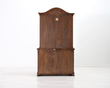 Lataa kuva Galleria-katseluun, Antiikkinen vitriinikaappi ruskea