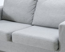 Load image into Gallery viewer, Asko 2-istuttava vuodensohva harmaa