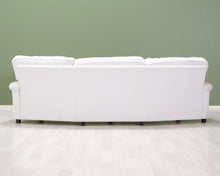 Lataa kuva Galleria-katseluun, 3-istuttava kangassohva vaaleanharmaa
