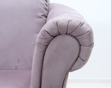 Load image into Gallery viewer, Asko 3-istuttava kangassohva harmaa