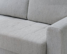 Load image into Gallery viewer, Asko 2-istuttava vuodesohva harmaa
