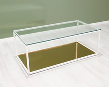 Lataa kuva Galleria-katseluun, Sohvapöytä lasilevyllä