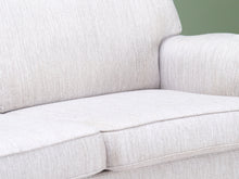 Lataa kuva Galleria-katseluun, 2-istuttava Howard-tyylinen kangassohva harmaa