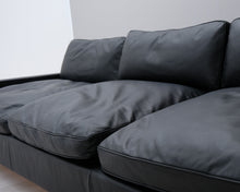 Lataa kuva Galleria-katseluun, Artek 590 3-istuttava nahkasohva musta