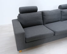 Load image into Gallery viewer, 4-istuttava harmaa divaanisohva