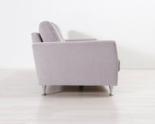 Lataa kuva Galleria-katseluun, 3-istuttava kangassohva vaaleanharmaa