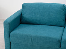 Lataa kuva Galleria-katseluun, 3-istuttava vuodesohva turkoosi