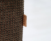 Load image into Gallery viewer, Asko 4-istuttava kulmasohva ja rahi ruskea