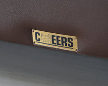 Lataa kuva Galleria-katseluun, 3-istuttava nahkasohva ruskea