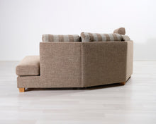 Lataa kuva Galleria-katseluun, Above 4-istuttava kulmasohva vaaleanruskea