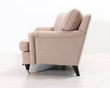 Load image into Gallery viewer, 3-istuttava kangassohva beige