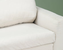 Lataa kuva Galleria-katseluun, 3-istuttava divaanisohva luonnonvalkoinen