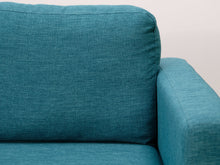 Lataa kuva Galleria-katseluun, 3-istuttava vuodesohva turkoosi