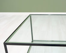 Load image into Gallery viewer, B&B Italia sohvapöytä lasilevyllä