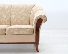 Load image into Gallery viewer, 3-istuttava kangassohva beige