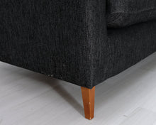 Load image into Gallery viewer, Asko 3-istuttava kangassohva tummanharmaa