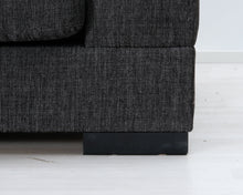 Lataa kuva Galleria-katseluun, 4-istuttava avokulmasohva tummanharmaa