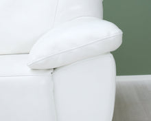 Lataa kuva Galleria-katseluun, 2-istuttava nahkasohva valkoinen
