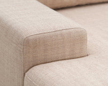 Load image into Gallery viewer, Asko 2-istuttava kangassohva beige